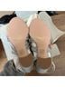 Eddie Borgo at J. Crew Print Silver Heels Size 7 1/2 - photo 4