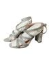 Eddie Borgo at J. Crew Print Silver Heels Size 7 1/2 - photo 2