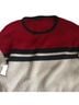 Kendall & Kylie Red Black White Tan Pullover Sweater Size M - photo 2