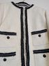 Talbots Solid White Black Blazer Size 14 - photo 6