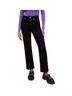 Maje Solid Black Jeans Size 8 - photo 1