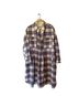 Isabel Marant 75% Wool 20% Polyamide 5% Polyester 100% Cotton Plaid Purple Pink Coat Size S - photo 1