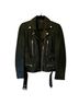 The Kooples 100% Lambskin Animal Print Black Jacket Size S - photo 1