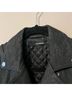 The Kooples 100% Lambskin Animal Print Black Jacket Size S - photo 3