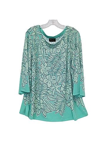 Bob Mackie Wearable Art Long Sleeve Blouse (view 1)