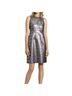 Tory Burch Graphic Silver Black Cocktail Dress Size 2 - photo 3