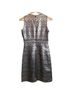 Tory Burch Graphic Silver Black Cocktail Dress Size 2 - photo 11