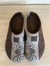Haflinger 100% Boiled Wool Brown Gray Mule/Clog Size EU 39 - photo 3