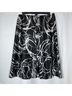 Wrapper Print Black Ivory Casual Skirt Size XL - photo 5