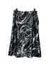 Wrapper Print Black Ivory Casual Skirt Size XL - photo 1