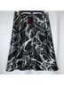 Wrapper Print Black Ivory Casual Skirt Size XL - photo 4