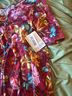 Lularoe Floral Multi Color Short Sleeve Blouse Size M - photo 4