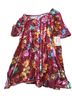 Lularoe Floral Multi Color Short Sleeve Blouse Size M - photo 2