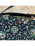 Tory Burch 100% Leather Floral Blue Crossbody Bag One size - photo 3