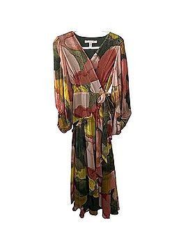chinese dress ladies Hutch Lindie Coral Retro Geo Print Long Sleeve Dress  Stealing Underwear