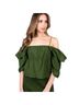 Vince. Green Short Sleeve Blouse Size S - photo 1
