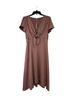 Baltic Born 93% Polyester 7% Spandex 100% Polyester Pink Brown Cocktail Dress Size L - photo 1