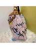 L.A.M.B. Floral Graphic Yellow Blue Leather Shoulder Bag One size - photo 6