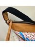 L.A.M.B. Floral Graphic Yellow Blue Leather Shoulder Bag One size - photo 7