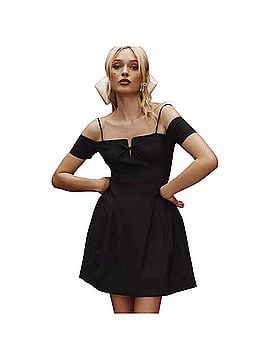 Anthropologie Maeve Bow Off The Shoulder Cocktail Dress (view 1)