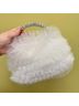 Badgley Mischka 100% Polyester White Clutch One size - photo 3