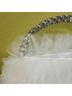 Badgley Mischka 100% Polyester White Clutch One size - photo 5