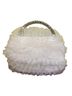 Badgley Mischka 100% Polyester White Clutch One size - photo 2
