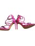 Shoedazzle 100% Polyurethane Pink Heels Size 8 1/2 - photo 2