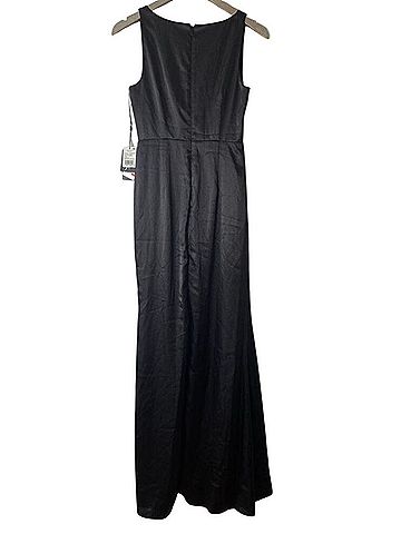 Adrianna Papell Hanmered Satin  Cocktail Dress (view 2)
