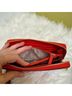 MICHAEL Michael Kors 100% Leather Solid Red Orange Leather Wallet One size - photo 5