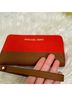 MICHAEL Michael Kors 100% Leather Solid Red Orange Leather Wallet One size - photo 3