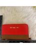 MICHAEL Michael Kors 100% Leather Solid Red Orange Leather Wallet One size - photo 8