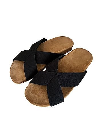 Jenni Kayne Cotton Crossover Sandals (view 1)
