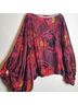 Natori 100% Viscose Floral Multi Color Blouse Size XL - photo 3