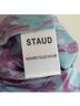 STAUD 100% Recycled Nylon Print Green Blue Shorts Size 4 - photo 5