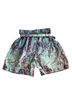 STAUD 100% Recycled Nylon Print Green Blue Shorts Size 4 - photo 4