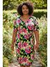 Kasper Floral Multi Color Cocktail Dress Size 3X - photo 5