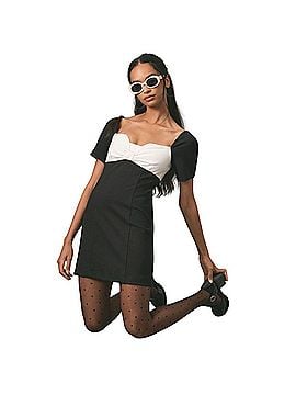 Anthropologie Maeve Bow-Front Shift Mini  Cocktail Dress (view 1)