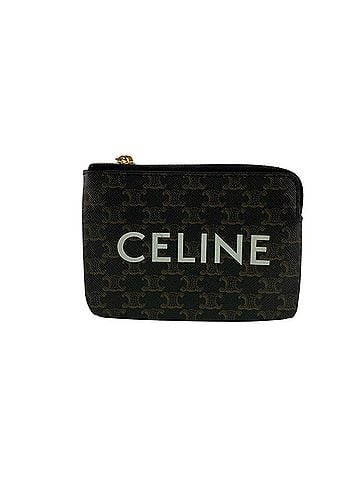 Céline CELINE Triomphe Coin Case Wallet Brown (view 1)