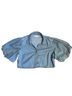 Jonathan Simkhai Standard Blue Short Sleeve Button-Down Shirt Size XL - photo 2