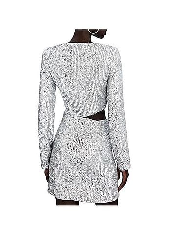 Jonathan Simkhai Conrad Sequin Mini Dress Cocktail Dress (view 2)