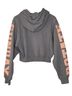 ROTATE 100% Cotton Gray Pink Pullover Hoodie Size M - photo 2