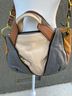 Oryany 100% Leather Color Block Tan Brown Gray Leather Crossbody Bag One size (estimated) - photo 6