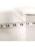 Reformation 100% Cotton Solid White Jumpsuit Size 2 - photo 3