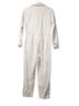 Reformation 100% Cotton Solid White Jumpsuit Size 2 - photo 2