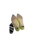 Stuart Weitzman 100% Satin Green Heels Size 8 1/2 - photo 2