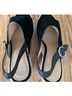 Coach 100% Suede Black Wedges Size 9 - photo 3