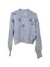 Jessica Simpson Floral Blue Pullover Sweater Size S - photo 1