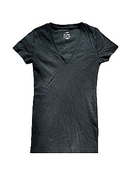 J.Crew Fine Rib Cotton Short Sleeve T-Shirt (view 1)