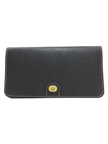 Dunhill Dunhill Logo Long Wallet (without coin purse) Leather Women's (view 1)